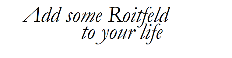 Add some Roitfeld to your life