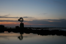 Tramonto alle saline di Trapani