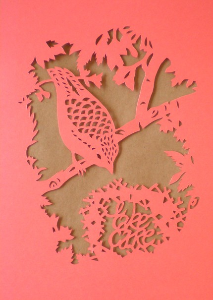 Papercut Bird