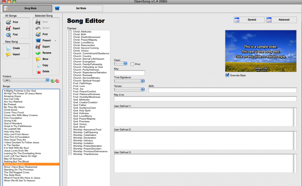 opensong automate presentation opensong automate presentation
