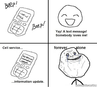 Forever Alone Text