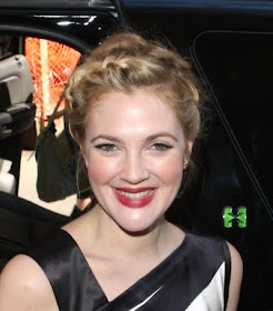 Drew Barrymore Cute Updo cute braided hairstyles. Drew Barrymore Cute Updo