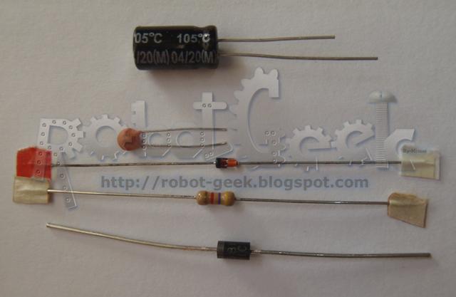 Resistor, Capacitor, Diode