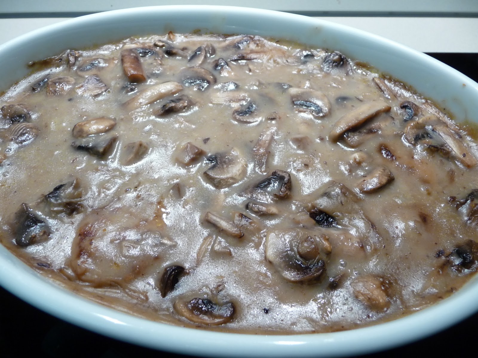 Sunshine? Paradise? Meatballs in Mushroom Sauce