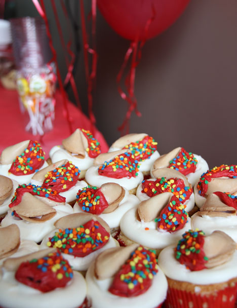 dipped fortune cookies!