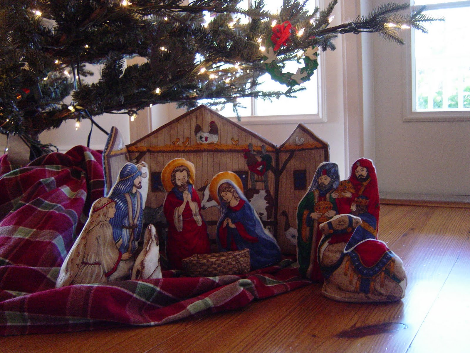 My Small Farm Life Baby Jesus Under the Tree