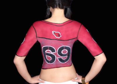 Sports Jersey Body Painting
