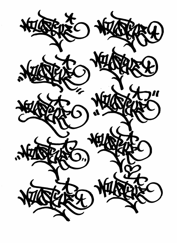 Graffiti Alphabet A-Z