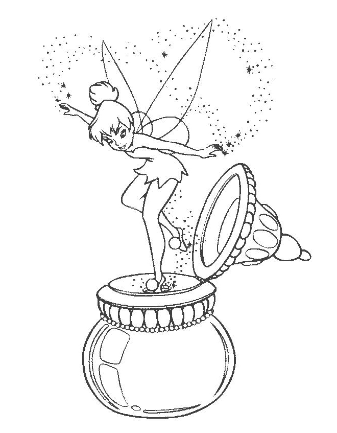 Tinkerbell Coloring Pages Flowers In A Vase Coloring Pages. Tinkerbell Coloring Pages