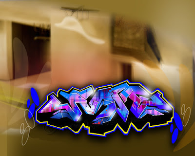 Blue Digital 3D Arrow Graffiti 3d graffiti alphabet bubble. Blue Digital 3D Arrow Graffiti