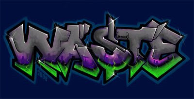 digital graffiti alphabet