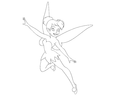 tinkerbell coloring pages
