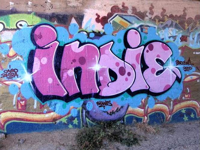 bubble letters graffiti