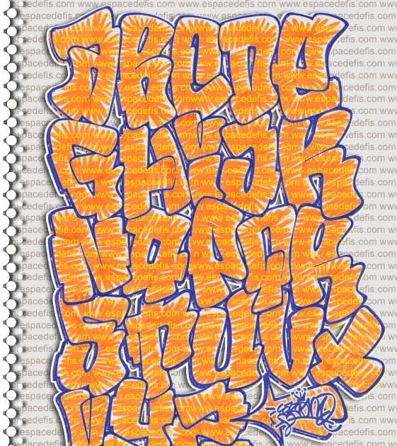 Alphabet Graffiti Yellow Throw up Graffiti Tutorial