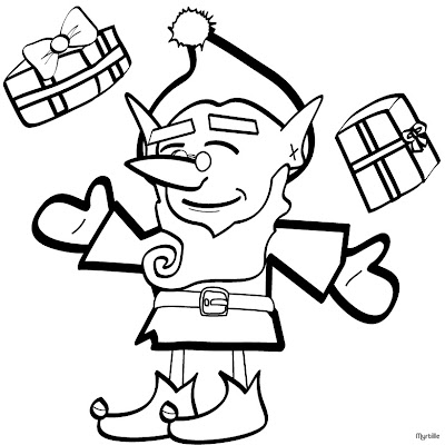 Santa Claus Coloring on Santa Claus With The List Of Christmas Presents Coloring Pages