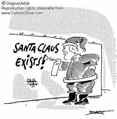 Graffiti Santa Claus, graffiti Merry Christmas