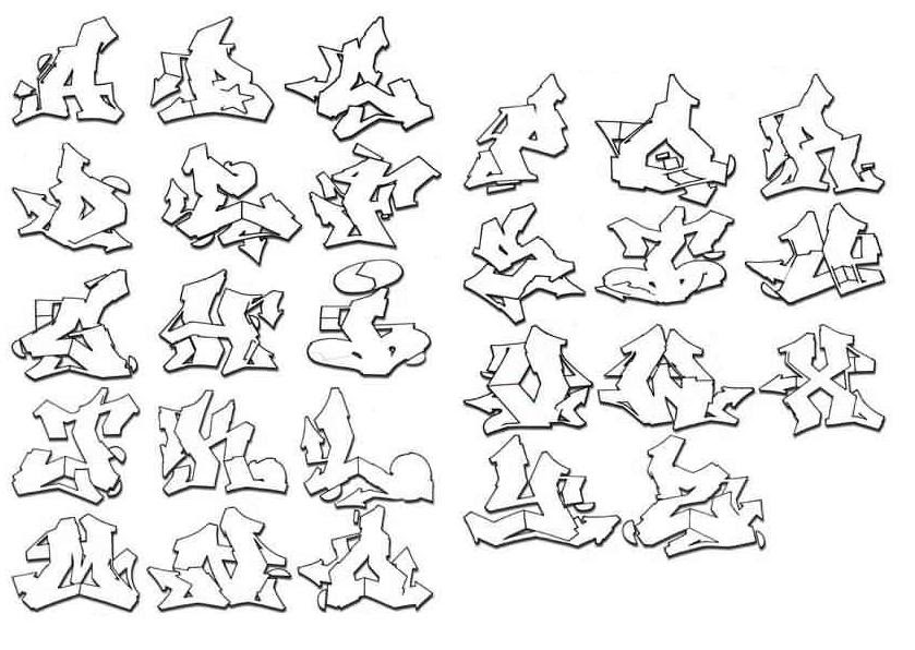 Wallpaper Graffiti The Best Graffiti Harfleri Graffiti Alfabesi