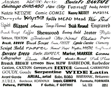 tattoo fonts · tattoo lettering fonts · tattoo script fonts