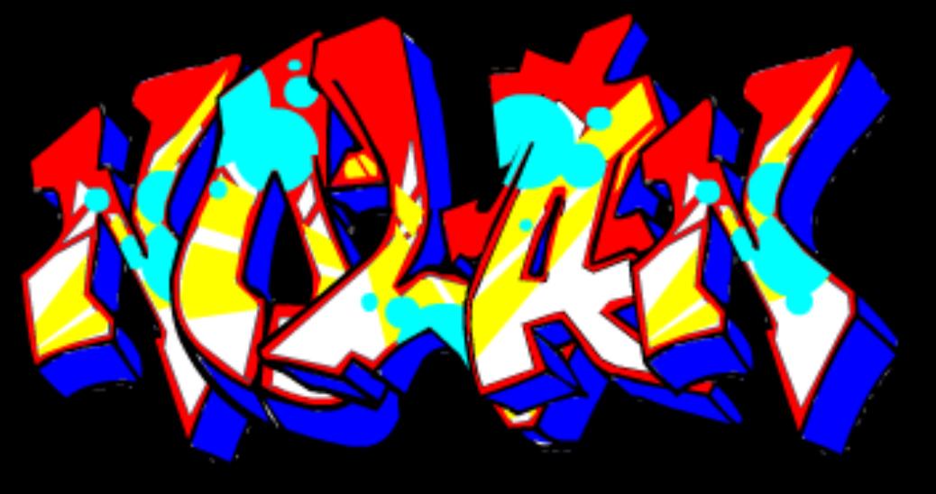 3D Graffiti Letters "NOLAN" 2011
