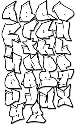 Abecedario Graffiti,Graffiti Alphabet