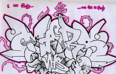 Graffiti Sketch, Wildstyle Graffiti