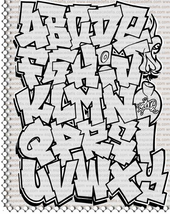 Graffiti Alphabet Letters