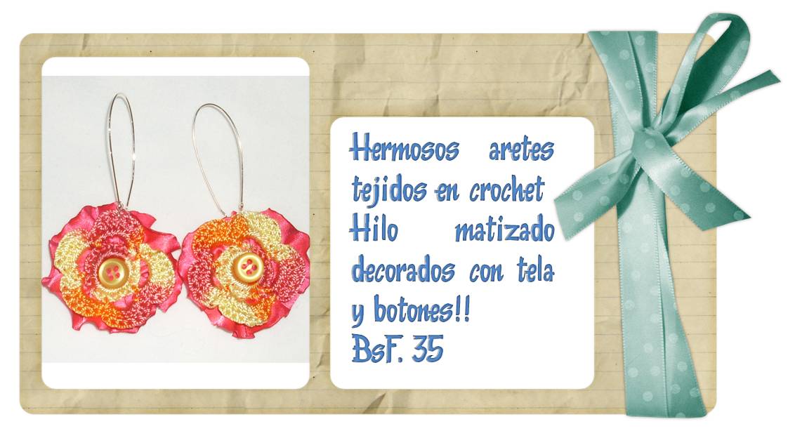 aretes de crochet