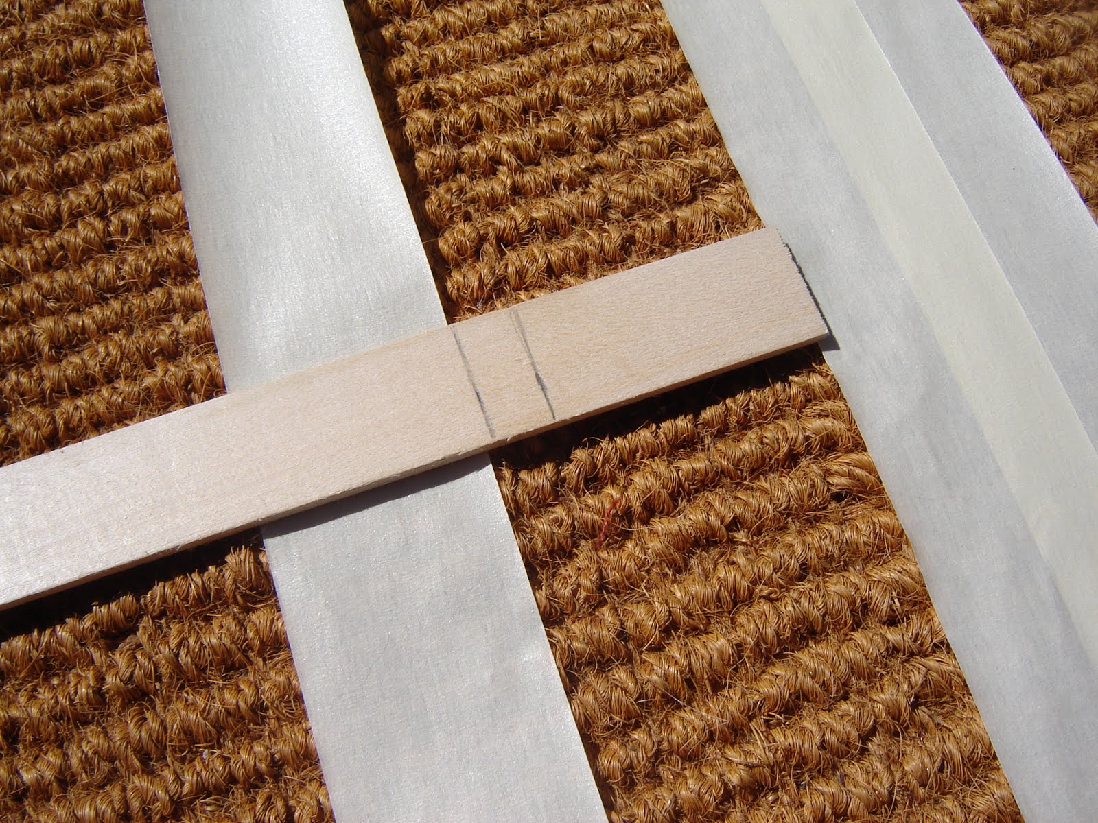 Heart And Home How to Paint a Sisal Rug Beachy, at Heart and Home