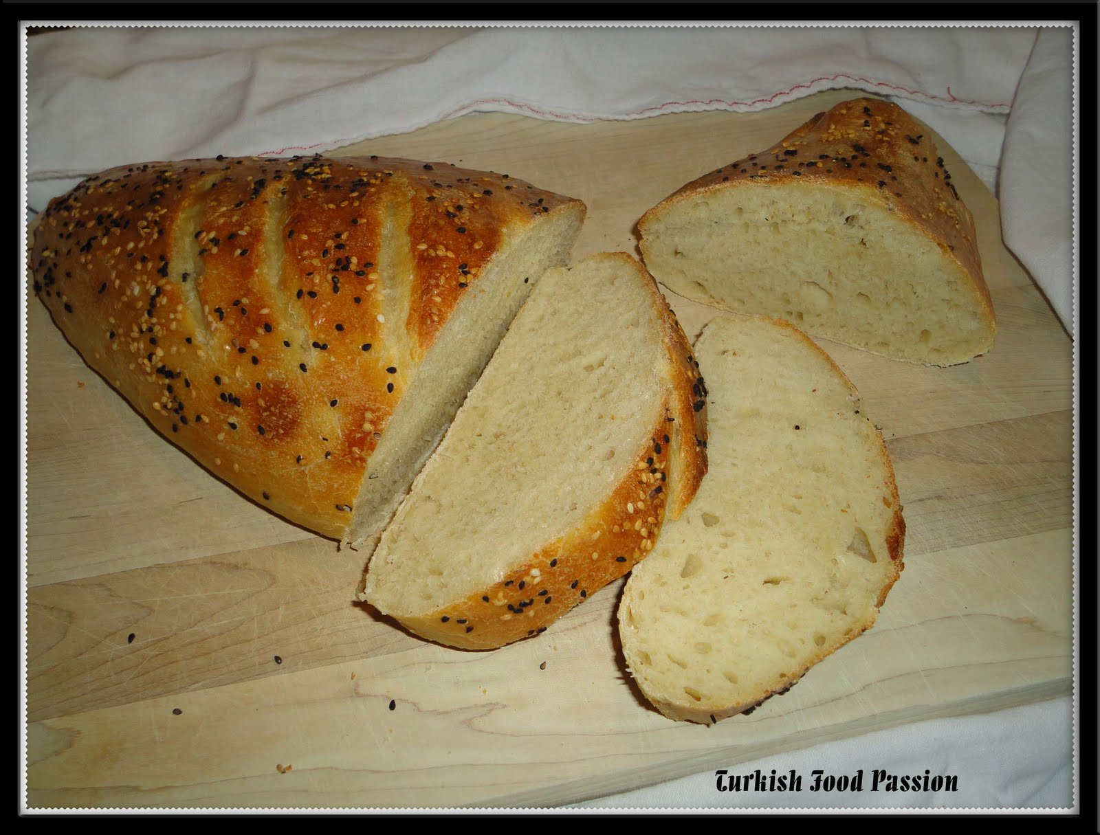 Turkish Food Passion Turkish Bread Loaf (Somun Ekmeği)