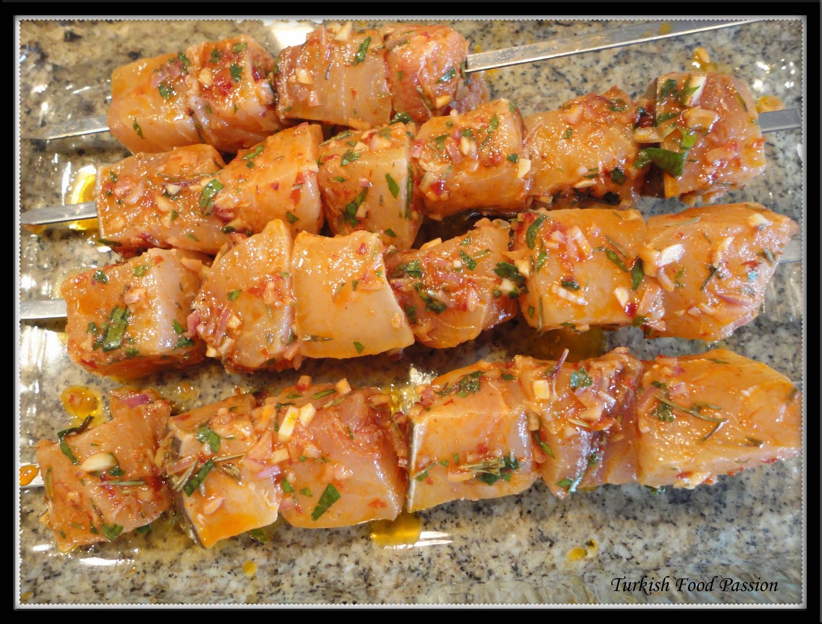 Turkish Food Passion Swordfish Kebab (Kılıçbalığı Kebabı)