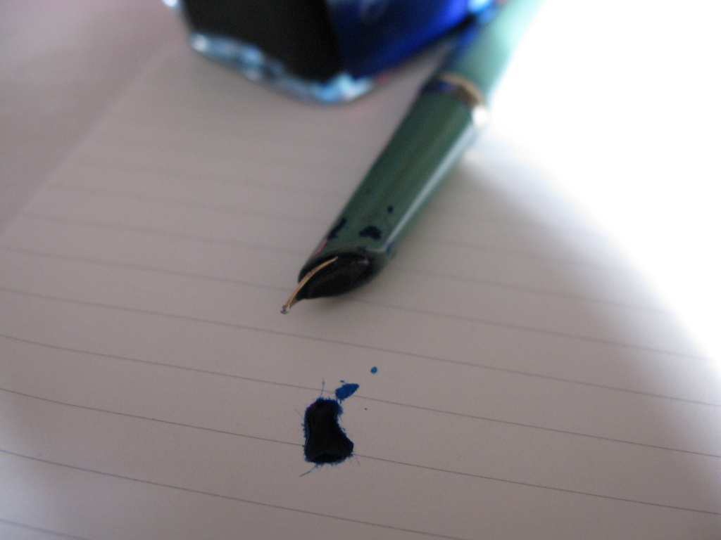 Palimpsest Conway Stewart Fountain Pen that Leaks