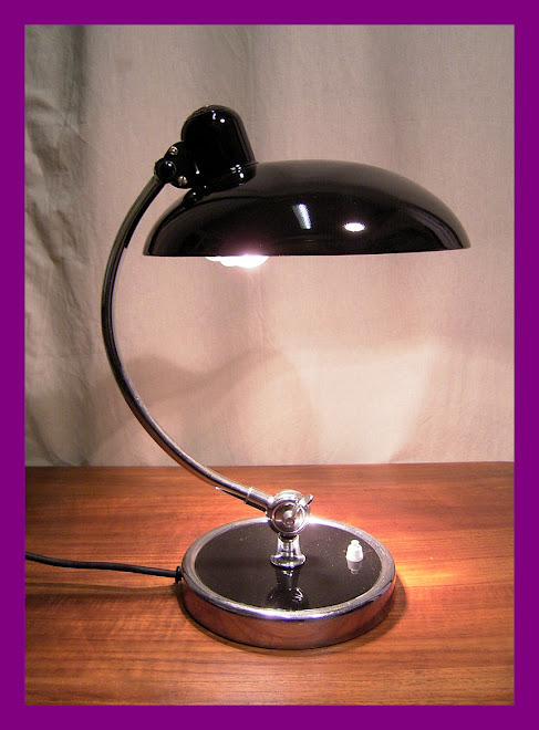 DESK LAMP - CIRCA 1933 GERMANY - MODEL 6631 EDITED by IDELL - PRICE: SOLD