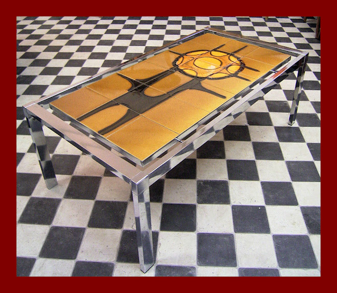 TILE COFFEE TABLE - Circa 1970 - France - Designer: Unknown - SOLD