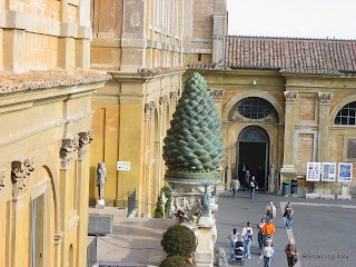 Vatican Museum courtyard