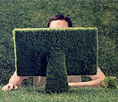 grass sculpture 
