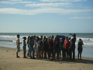 Aula de campo/ Praia de Icaraí/CE- Planejamento e Gestão ambiental