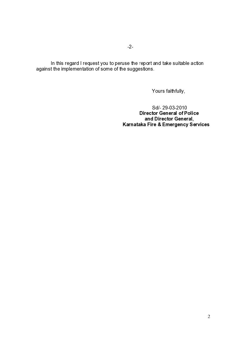fire investigation report