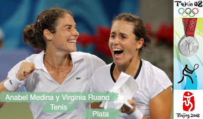 anabel medina y virginia ruano - tenis - pekin - beijing 2008