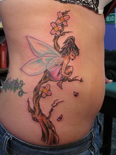 unique cross tattoo full arm tattoo fairy tattoo artists. Fairy Tattoo