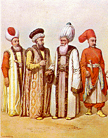 From left to right (Commander in Chief of the Janissaries, S