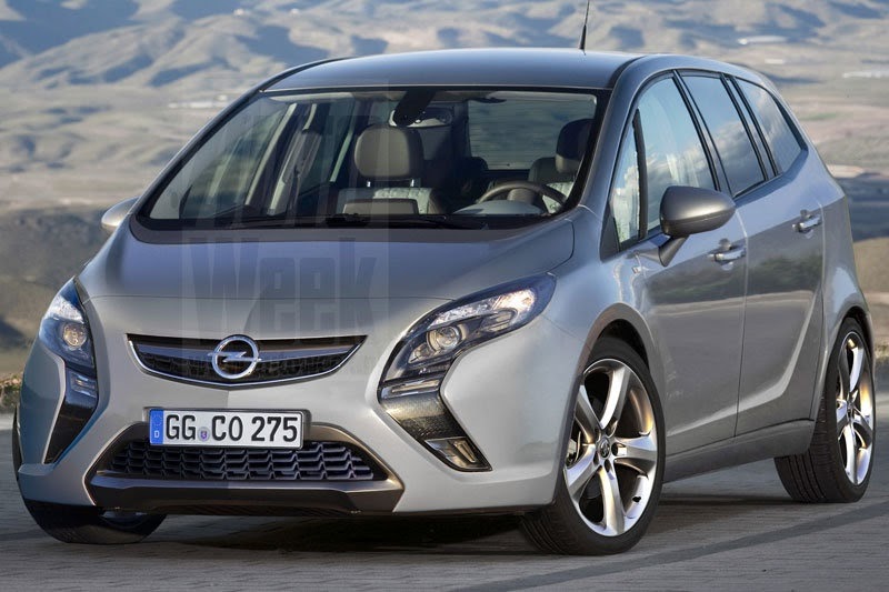 Automotive News And Reviews Opel Zafira 12 Live Illustrations And Spyshots The Dashboard