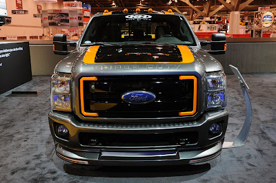 Airhead Kustoms Ford F-350 Super Duty first live pics with interior Sema 2010