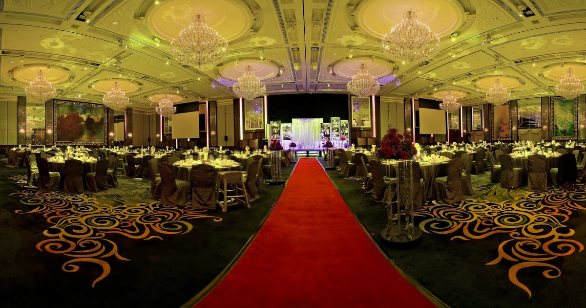 The Perfect Wedding Wide shot of Island Ballroom Shangrila
