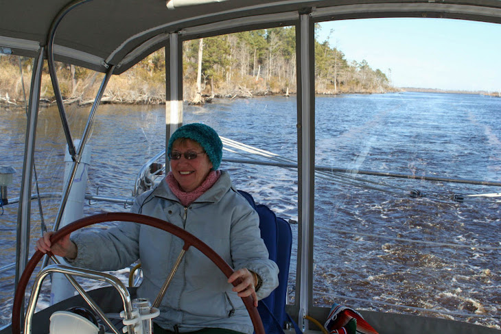 Nancy at the helm
