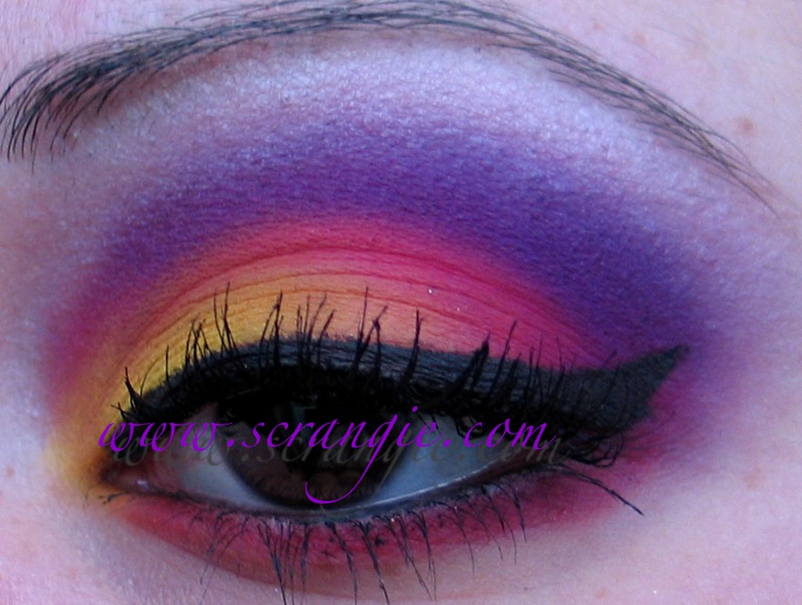 Scrangie Sunset Eye Of The Day using MAC Louder, Please