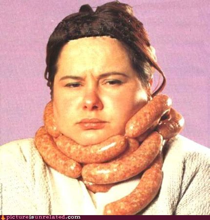 sausage necklace