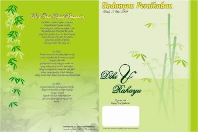 contoh undangan perkawinan