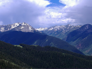 View from the top of Aspen Mountain
