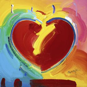 Heart Series V Ver. IX #17. Peter Max.
