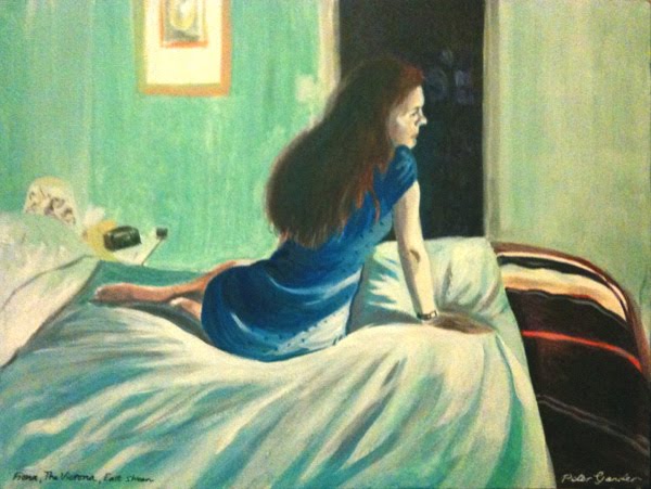 Peter Gander Fine Art Woman In Hotel Room